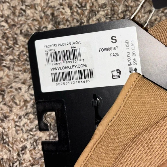 Oakley Factory Pilot 2.0 in tan. Small adult - Picture 5 of 5